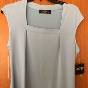 Blue business casual shirt